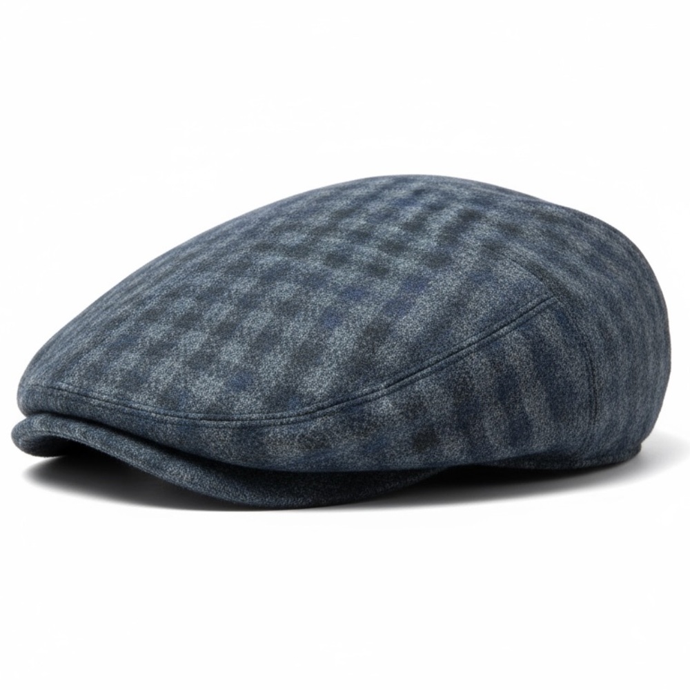 Shandon Irish Wool Plaid Golf Cap🧢 Scottish Tartan Newsboy Hat 7 1/8" 58cm